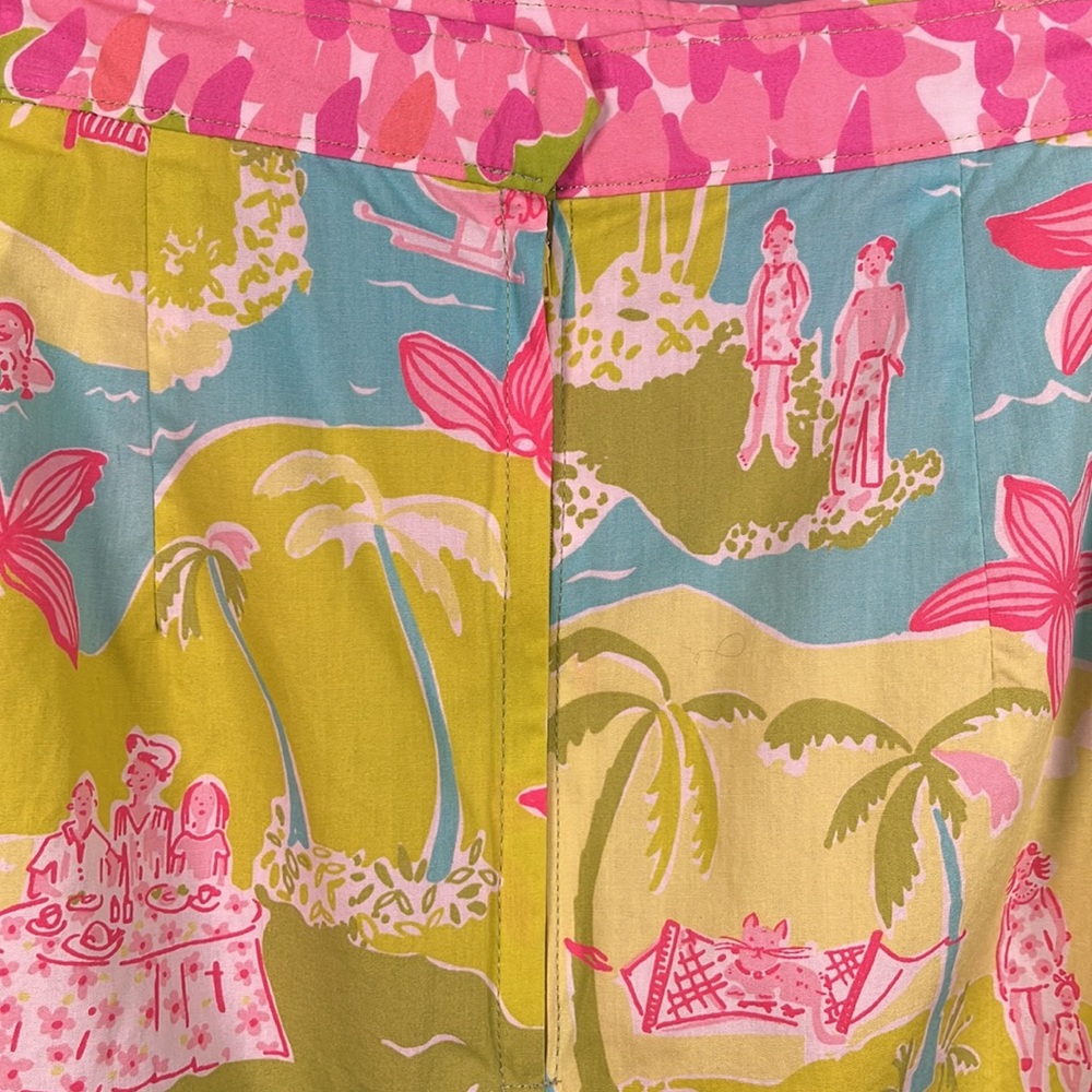 Lilly Pulitzer floral skirt Size 14 💞 - Picture 8 of 9